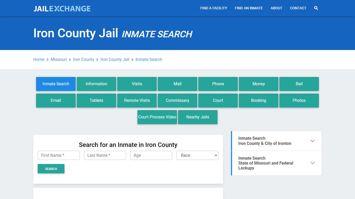 Iron County Jail, MO Inmate Search: Roster & Mugshots - Jail Exchange